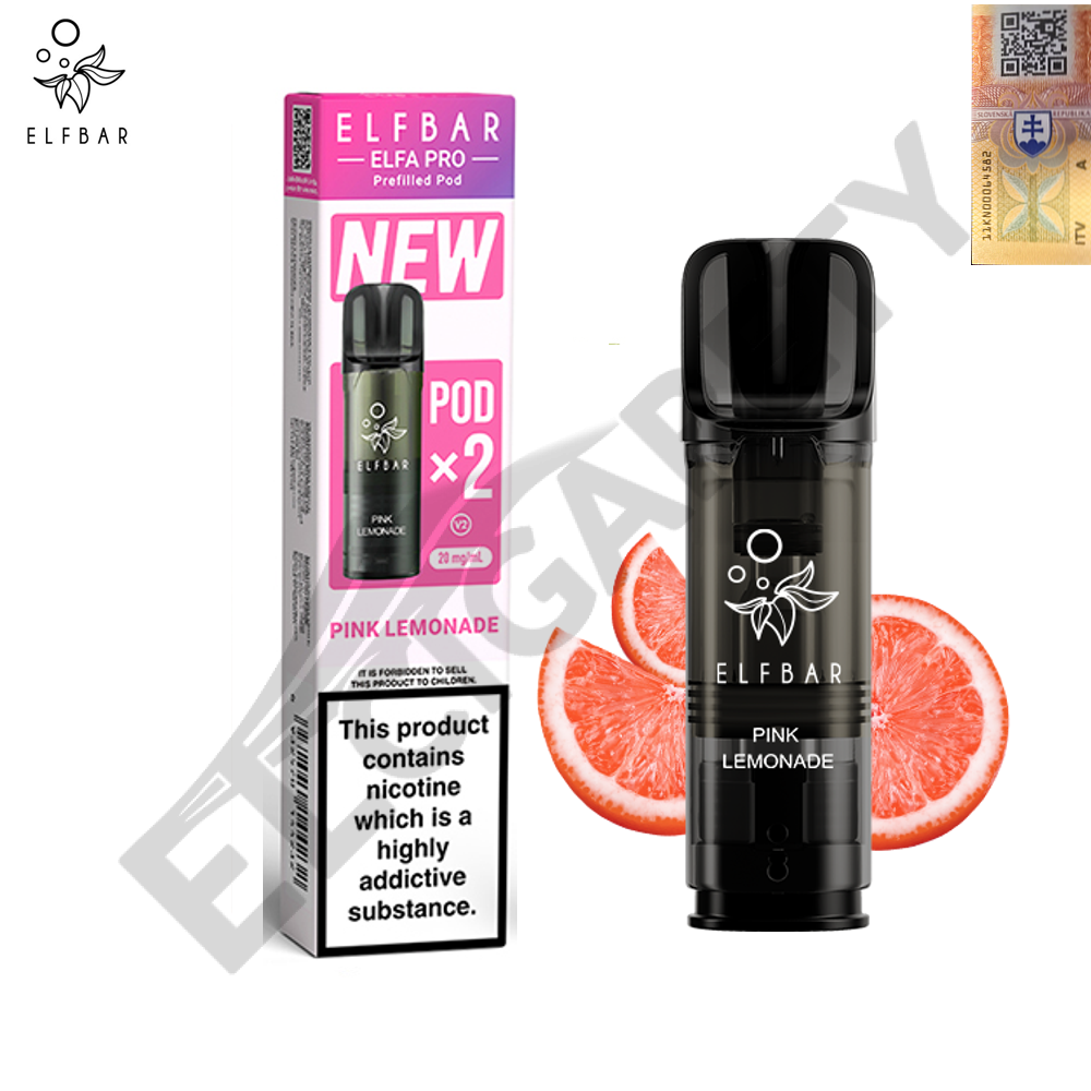 ELFBAR ELFA PRO NEW Pod cartridge Pink Limonade 20mg 2ks
