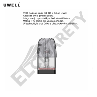 Uwell Caliburn GPP V2 - POD cartridge Meshed - 0.9Ω